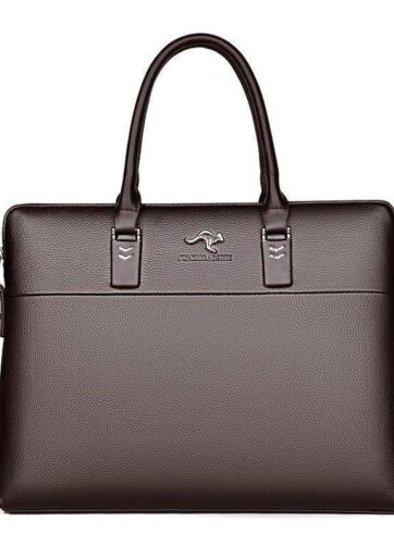 Quality leather laptop bag
